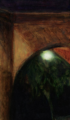 Da Ponte de S. Gon&ccedil;alo nr.IV, 33 x 19 cm, Oel auf Holz, 2012