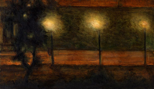 Rio T&acirc;mega  nr.VIV, 33 x 19 cm, Oel auf Holz, 2012