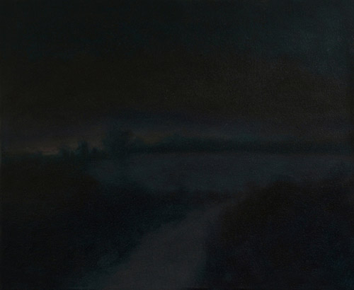 Opals&oslash;en, 43 x 53 cm, Oel auf Leinwand, 2009
