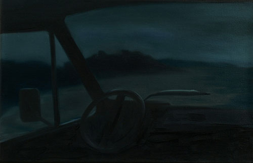 Am Hammerhavn, 28 x 43 cm, Oel auf Leinwand, 2009